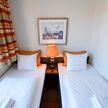 Hotelophold i værelse med to enkeltsenge i Ribe